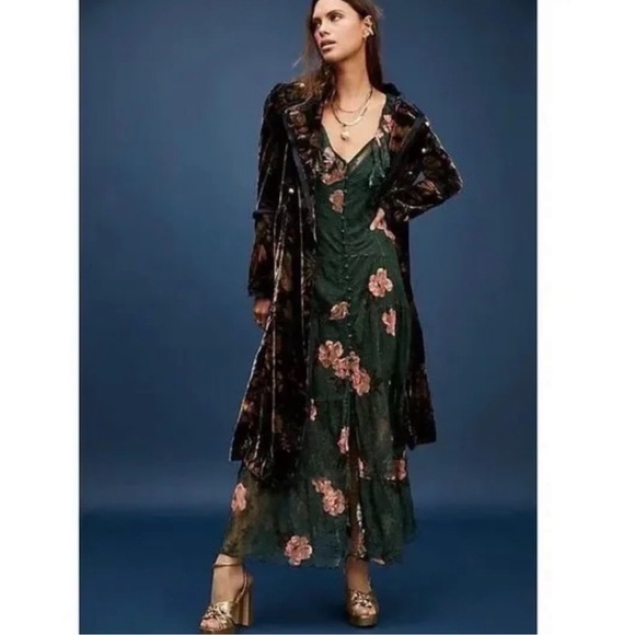 Free People Hollis Lace Maxi Dress size XL - Picture 1 of 11